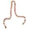 5ft. Paper Mache Round Distressed Beaded Garland with Tassel